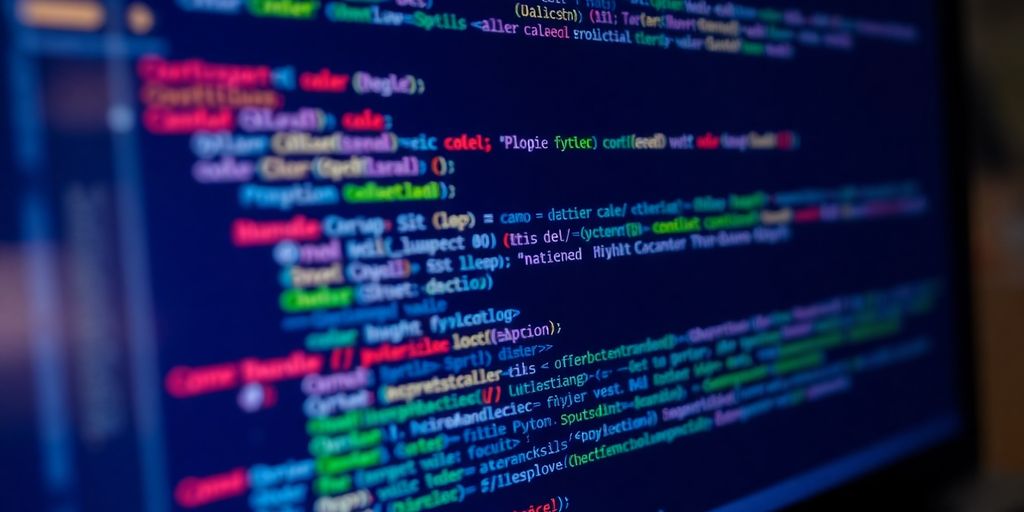 Python code snippets on a computer screen.