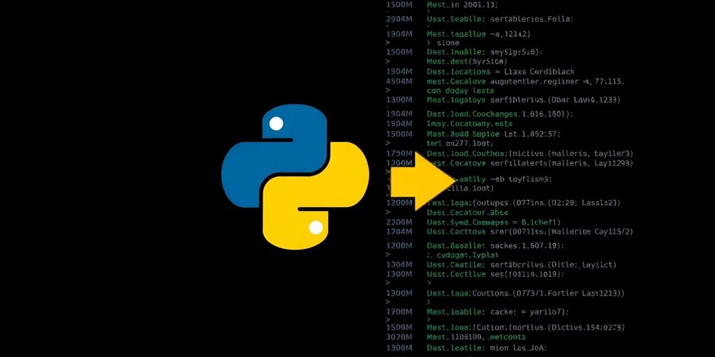 Python code processing a dataset